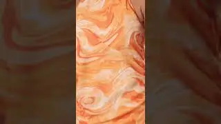 Marble Print Halter Neck Mini Dress