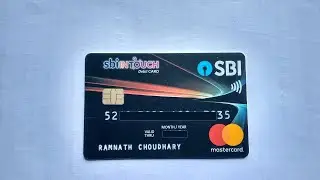 sbi IN touch Debit card Unboxing (master card)