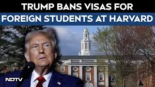 Trump Visa Ban | Donald Trump Bans Visas For Foreign Students At Harvard