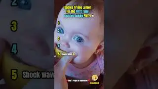 Babies Trying Lemon for the First Time -Reaction Ranking PART/1👶🏻 #funny #rank #baby #funnyvideo