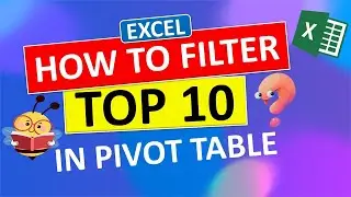 How to Filter Top 10 (Ten) Values in Excel Pivot Table