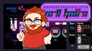 Bartending... OF THE FUTURE | VA -1 Hall-A: Cyberpunk Bartender Action