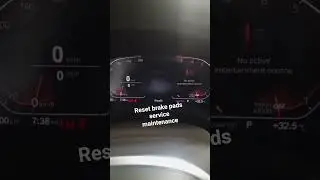 how to reset brake pads service maintenance of BMW X4