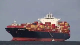 Container Ship Agios Dimitrios Comes to Baltimore, Maryland July 8, 2019