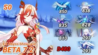 S.0 Garuda Fu Hua - EX Abyss Showcase (D480) - FOV(S0) HOTR(S2) CN Kiana 4* | Honkai 7.2 BETA
