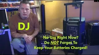 DJ Rechargeable Battery Powered Equipment Maintenance - Keep A Charge While In Storage