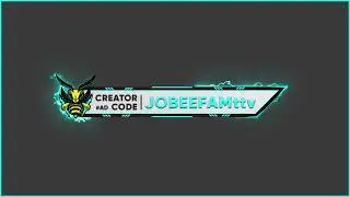 Jobee Fortnite Animated Creator Code Overlay