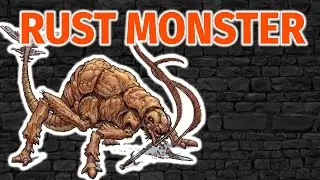 D&D Rust Monster - Dungeons and Dragons Lore - Iconic Monsters of #DnD