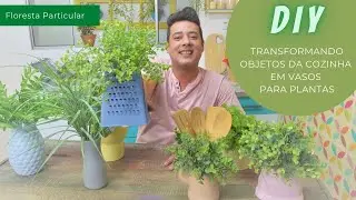 Vaso Feito Com Objetos de Cozinha | Tudo Vira Vaso