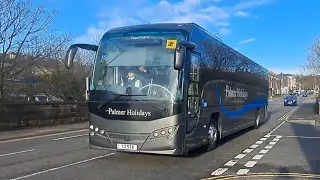 MARYPORT : FOOTBALL TEAM COACH, PLENTY OF STAGECOACH ACTION AND A REAYS COACHES 25 PLATE MERC