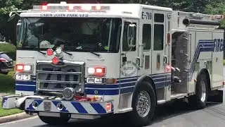 Cabin John Engine 710 Responding