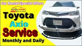 Car rental Service, Toyota Axio , Rent A Car