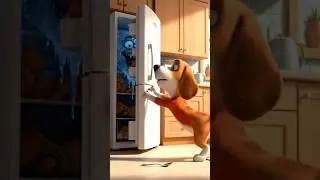 Beagle Saves Baby from Haunted Fridge (Kitchen Horror Short)