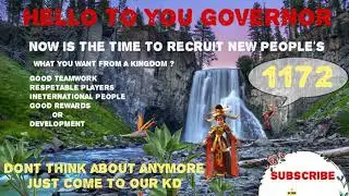 ROK PEOPLE ! IS THE TIME TO RECRUIT !  #Riseofkingdoms #LegendRhony