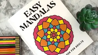 Coloring Book for beginners | Easy Mandala coloring book | Link given below