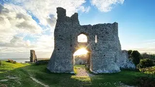Pennard Castle sunset and surroundings by drone - DJI Mavic Mini September 2020