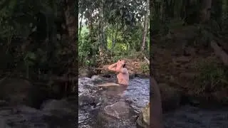 Mandi di sungai Lango Ta'u #viralvideo #farming #aktivitasdiladangbebun #villagevlog #beach #travel