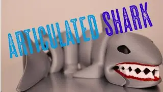 Articulated Shark Fidget Toy V2.0 Bambu Lab P1s