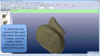 Tip - Using a plane surface and a mesh to measure volume