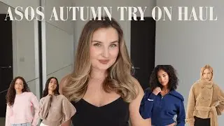 ASOS AUTUMN TRY ON CLOTHING HAUL  - COSY KNITS AND AN AMAZING TEDDY JACKET