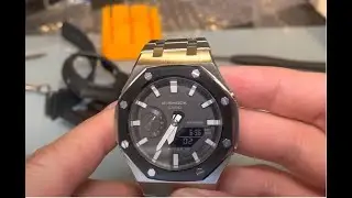 Gen 3 Casio-Oak Mod - G-Shock GA2100 Bezel & Bracelet AP Royal Oak 316L