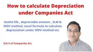 How to calculate depreciation under Companies Act
