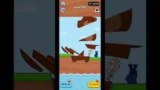 rush to toilet bridge puzzle game #viralshorts #trending #slicetosave