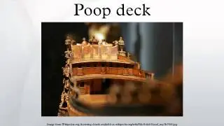 Poop deck