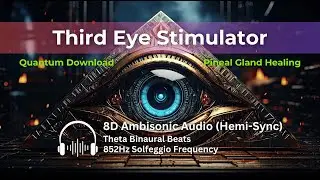 🎧 Pineal Gland Decalcification 🎧 8D Ambisonic Audio Technology 🎧 Balance Third Eye Chakra