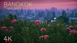 Relaxing City Soundscape, Ambience for Sleep & Study | Bangkok, Thailand | 4K ASMR
