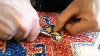 Oriental Rug Repair   Kazak Hole Repair Foundation - Little-Persia