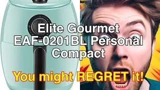 Elite Gourmet EAF-0201BL Personal Compact Space Saving Electric Hot Air Fryer Review