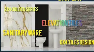 Tiles and sanitary showroom display 