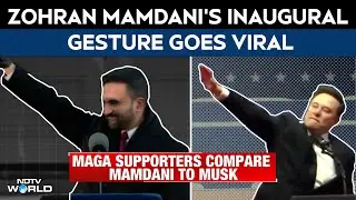Zohran Mamdani | Nazi Salute Or Something Else? Zohran Mamdani's Inaugural Gesture Is Viral