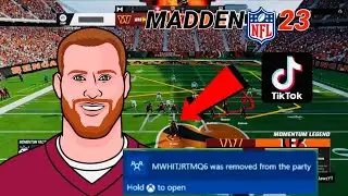 TICTOK TRASH TALKER TRYNA EXPOSE ME 😂! USE BEST PLAYBOOK COMMANDERS PASS PLAYS! MADDEN 23 | TMQ #34