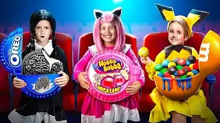 Jak propašovat bonbóny od Wednesday Addamsové do kina! Pokémoni v reálném životě!