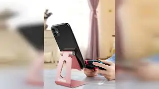 Review: CreaDream Adjustable Cell Phone Stand, Phone Stand, Cradle, Dock, Holder, Aluminum Des...