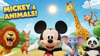 Mickey Mouse Animal Park Adventure | Fun Animal Sounds for Kids