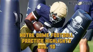 Highlights from Notre Dame football&rsquo;s 9th preseason camp practice of 2025