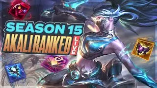 Season 15 High Elo Akali Ranked Climb | Decay Games