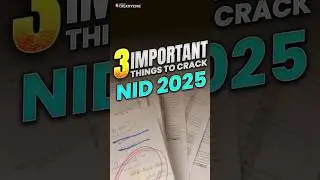 3 Essential Tips to Crack NID 2025 ✍🏻| Must-Know for Aspirants! ⚠️| #shorts