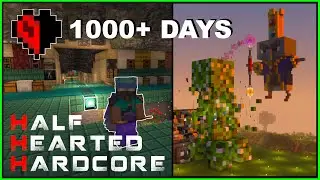 Half Hearted Hardcore 1000+ Days World Tour | Minecraft Hardcore Caves & Cliffs