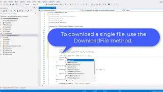 Simple steps to download file from FTP Server in C# app using Ultimate FTP library