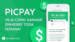 Como Ganhar Dinheiro Com o Pic Pay coloquem esse codigo(176570)