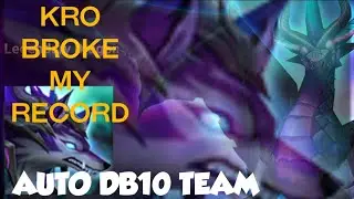 SUMMONERS WAR: Auto DB10 using Kro Raoq Combo