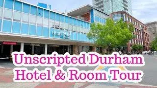 Unscripted Durham Room Tour and Hotel Review: Pool, Parking and Retro Decor