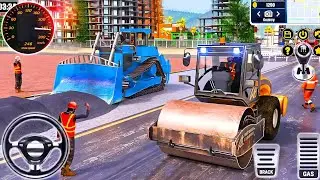 Excavator Road Construction Jcb Game 3D - City Road Construction Simulator - Android GamePlay
