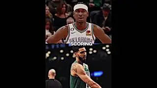 Shai Gilgeous-Alexander vs Jayson Tatum Comparison #shorts #nba #shaigilgeousalexander #jaysontatum