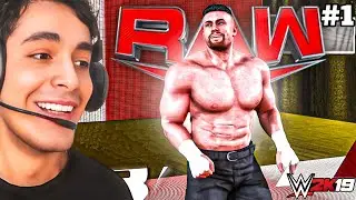 طور المهنة #1:البداية الأسطورية بطل الشركة الجديد🔥👑|WWE2K19