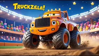 Monster Truck Madness! 🚙 Meet Truckzilla &ndash; The Friendliest Truck on the Track! #kidsfun